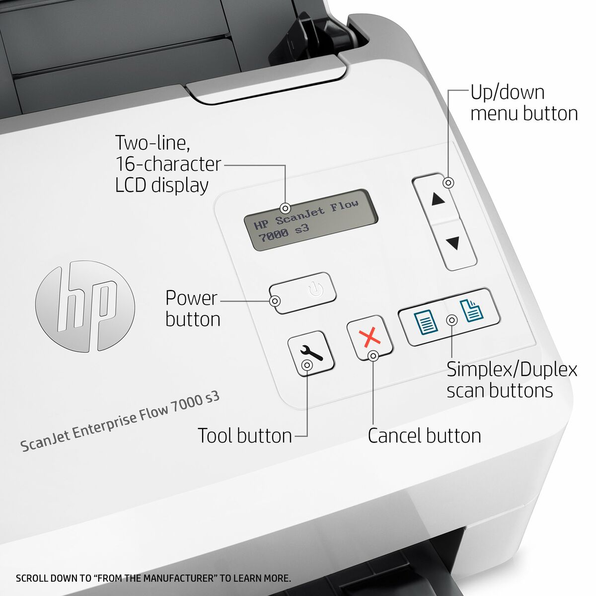 Skener HP ScanJet Enterprise Flow 7000 S3 75 ppm
